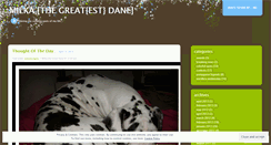 Desktop Screenshot of milkathedane.wordpress.com