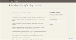 Desktop Screenshot of charfang.wordpress.com