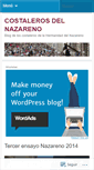 Mobile Screenshot of costalerosdelnazareno.wordpress.com