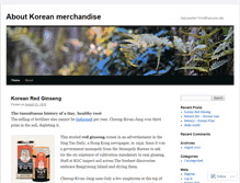 Tablet Screenshot of bestkoreangoods.wordpress.com