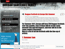 Tablet Screenshot of durbandancehallfam.wordpress.com