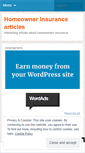 Mobile Screenshot of insurancepressnews.wordpress.com