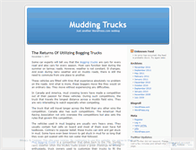 Tablet Screenshot of muddingtrucks.wordpress.com