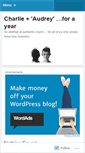 Mobile Screenshot of charliebanks.wordpress.com