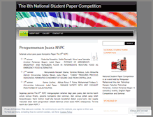 Tablet Screenshot of nspc2010.wordpress.com