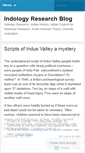 Mobile Screenshot of indology.wordpress.com