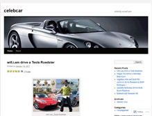 Tablet Screenshot of celebcar.wordpress.com