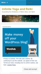 Mobile Screenshot of infiniteyogaandreiki.wordpress.com