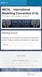 Mobile Screenshot of imcsl.wordpress.com