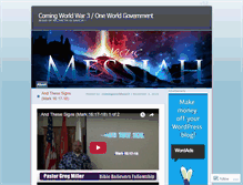 Tablet Screenshot of comingworldwar3.wordpress.com