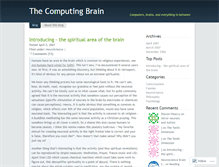 Tablet Screenshot of computingbrain.wordpress.com