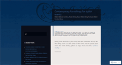 Desktop Screenshot of contemporaryfurnishingsforstylishevents.wordpress.com
