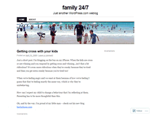 Tablet Screenshot of family247.wordpress.com