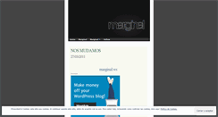 Desktop Screenshot of marginalblog.wordpress.com