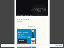 Tablet Screenshot of marginalblog.wordpress.com