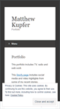 Mobile Screenshot of matthewkupfer.wordpress.com
