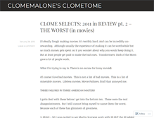 Tablet Screenshot of clomemalone.wordpress.com