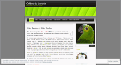 Desktop Screenshot of orfaosdoloronix.wordpress.com