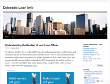 Tablet Screenshot of coloradoloaninfo.wordpress.com