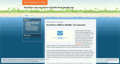 Desktop Screenshot of freesmsservices.wordpress.com