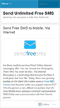 Mobile Screenshot of freesmsservices.wordpress.com