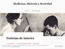 Tablet Screenshot of historiadelamedicina.wordpress.com