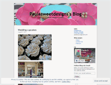 Tablet Screenshot of paulasweetdesigns.wordpress.com