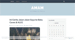 Desktop Screenshot of komunitasamam.wordpress.com