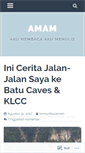 Mobile Screenshot of komunitasamam.wordpress.com