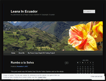 Tablet Screenshot of leanainecuador.wordpress.com