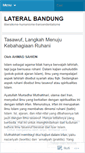 Mobile Screenshot of lateralbandung.wordpress.com
