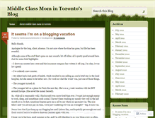 Tablet Screenshot of middleclassmomintoronto.wordpress.com