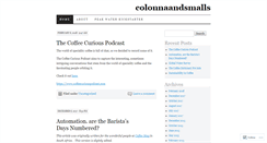 Desktop Screenshot of colonnaandsmalls.wordpress.com