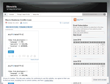 Tablet Screenshot of directrix.wordpress.com