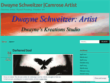 Tablet Screenshot of dreamerskreationstudio.wordpress.com