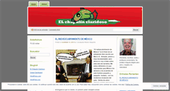 Desktop Screenshot of elchapulinclaridoso.wordpress.com