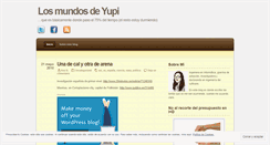 Desktop Screenshot of losmundosdeyuppy.wordpress.com