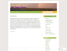 Tablet Screenshot of mytotalchaos.wordpress.com
