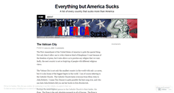 Desktop Screenshot of everythingbutamericasucks.wordpress.com
