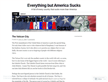 Tablet Screenshot of everythingbutamericasucks.wordpress.com