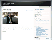 Tablet Screenshot of ameermirza.wordpress.com