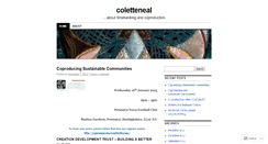 Desktop Screenshot of coletteneal.wordpress.com