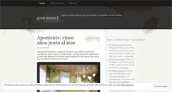 Desktop Screenshot of gourmenet.wordpress.com