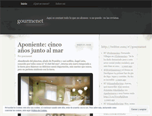 Tablet Screenshot of gourmenet.wordpress.com