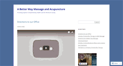 Desktop Screenshot of abwmassage.wordpress.com