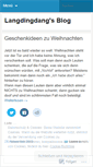 Mobile Screenshot of langdingdang.wordpress.com
