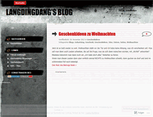 Tablet Screenshot of langdingdang.wordpress.com