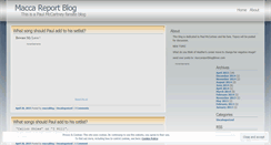 Desktop Screenshot of maccablog.wordpress.com