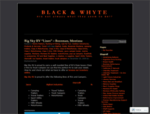 Tablet Screenshot of blackandwhyte.wordpress.com