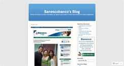 Desktop Screenshot of banescobanco.wordpress.com